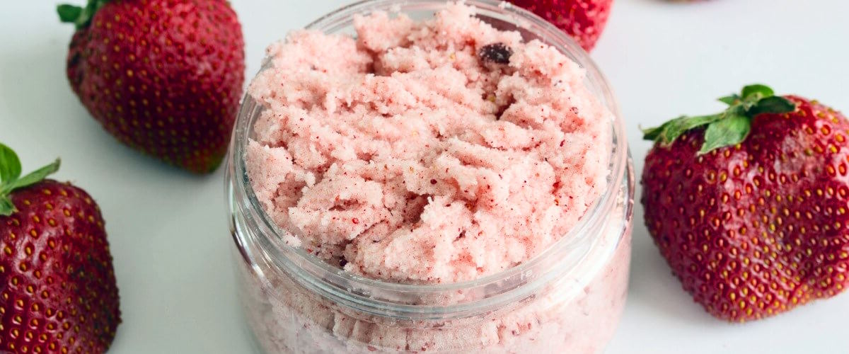 strawberry sugar scrub